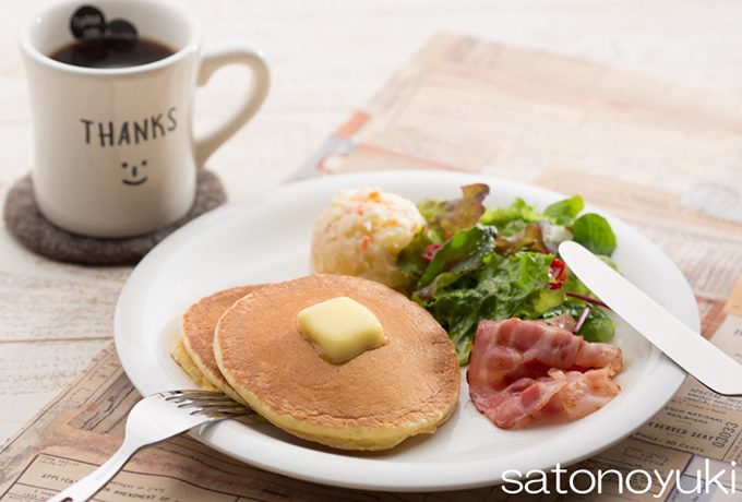 食事系 甘さ控えめおからパンケーキ さとの雪食品株式会社